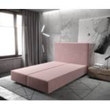 👉 Boxspring DELIFE frame Dream-Well 140x200 cm Rosé Mikrofaser 4251919746480