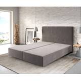 👉 DELIFE Boxspring frame Dream-Well 180x200 cm Kaki-bruin Mikrofaser