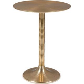 Bijzettafel goud aluminium active Bold Monkey Hypnotising Round Gold 8718548045545