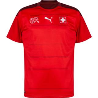 👉 Shirt rood mannen m vietnam voetbalshirts volwassen zwitserland Thuis 2020-2021 - 4062451321109