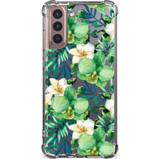 👉 Orchidee groen Samsung Galaxy S21 Plus Case 8720215877939