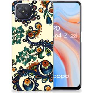 👉 Siliconen hoesje OPPO Reno4 Z | A92s Barok Flower 8720215892000