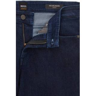 👉 Spijkerbroek blauw super stretch effen male donkerblauw Hugo Boss Delaware Jeans BC 4021413951563 2900045216016