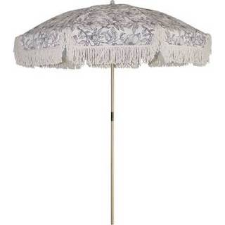 👉 Parasol hout wit The Garden Club Tassel