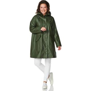 👉 Regenjas groen PU active vrouwen Happy Rainy Days Dames Olga