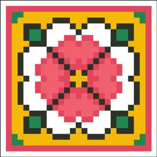 👉 One Size GeenKleur Morocco Diamond Dotz - 7x7 cm Painting 4897073241890
