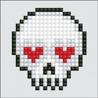 👉 One Size GeenKleur Sugar Skull Diamond Dotz - 7x7 cm Painting 4897073242057
