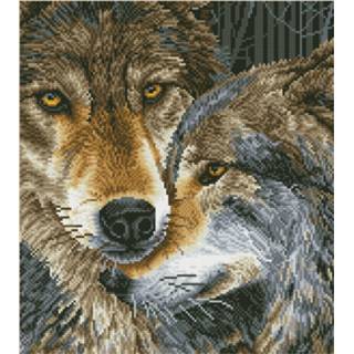 👉 One Size GeenKleur Muzzle Nuzzle Diamond Dotz - 42x47 cm Painting 4897073244303