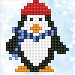 👉 One Size GeenKleur Penguin Waddle Diamond Dotz - 7x7 cm Painting 4897073242019