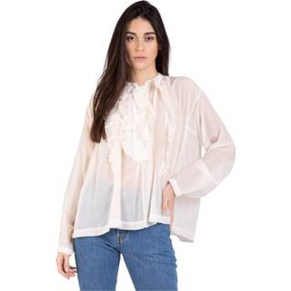 👉 Vrouwen wit Camicia ampia con rouches