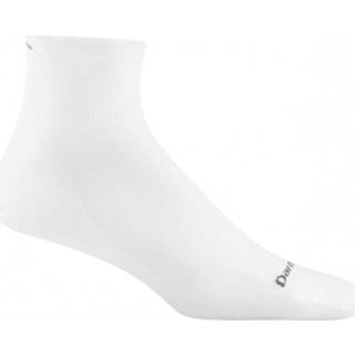 👉 Hard loop sokken mannen XL wit grijs Darn Tough - Run 1/4 Ultra-Lightweight Hardloopsokken maat XL, wit/grijs 642249179729