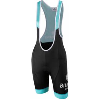 👉 Fiets broek vrouwen XL grijs zwart Bianchi Milano - Women's Nocito Bib Fietsbroek maat XL, zwart/grijs 8056516795437