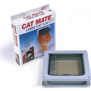 👉 Kattenluikje wit Catmate 221 - Kattenluik & Kattendeuren 235x252 mm 35368002212