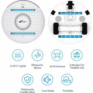 👉 Wit Zoef Robot UV-C dood bacteriën en huisstofmijt 8719324042963