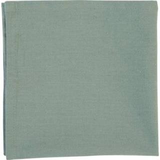 Servet active Servet, bio-katoen, groengrijs gemêleerd