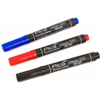 👉 Permanent marker blauw active PICA 520/41 1-4mm rond