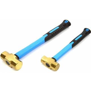 👉 Hamer messing steel active HBM 500 Gr met ANTI-SLIP fiberglas