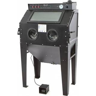 👉 Straalcabine zwart active HBM SBC 350 met afzuiging CE - MAT