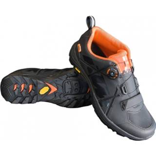 👉 Fiets schoenen 48 uniseks zwart grijs KTM - Factory Enduro MTB SPD Fietsschoenen maat 48, zwart/grijs 9008594177055