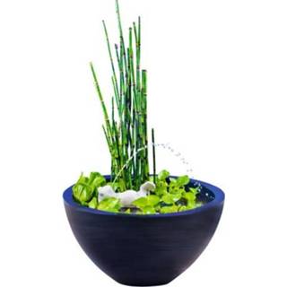 👉 Zwart male Watertuin set rond 55x55x30cm 4006873407720