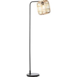 👉 Vloerlamp zwart male Brilliant Crosstown E27 4004353382499