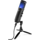 👉 Studio microfoon active Power Dynamics PCM120 USB met standaard en licht 8715693321135