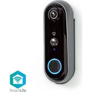 👉 Batterij Nedis Wifi Smart Videodeurbel Gevoed Full HD 1080p IP65 5412810330287