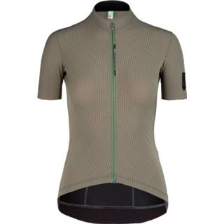 👉 Short sleeve l vrouwen x grijs zwart Q36.5 - Women's Jersey L1 Pinstripe Fietsshirt maat L, grijs/zwart 806891465771