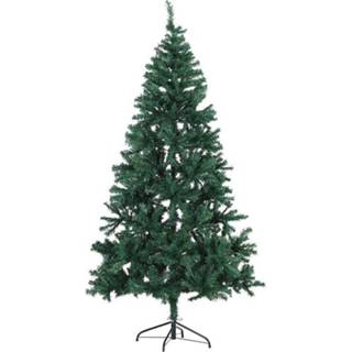 👉 Kerst boom PVC active groen HOMCOM Kerstboom met 1000 takken 102 x H180 cm 4250871278787