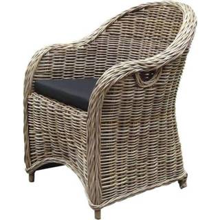 👉 Dining tuinstoel zwart natural rotan active Barcelona naturel - stinson black 659424234395
