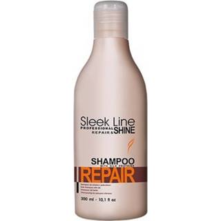 👉 Shampoo zijde One Size no color Sleek Line Repair met voor beschadigd haar 300ml 5904277710431