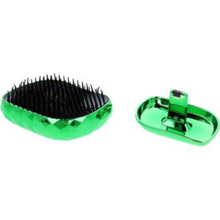 👉 Haarborstel One Size no color Spiky Hair Brush Model 4 Diamantgroene 4526789012578