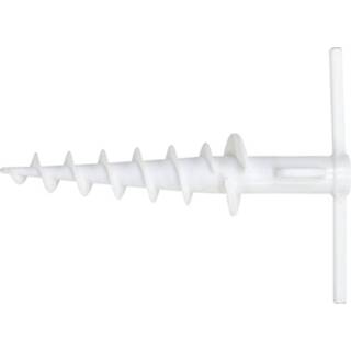 👉 Parasol kunststof wit Garden Impressions Beach grondanker 8713002505603