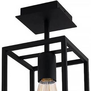 👉 Plafondlamp zwart metaal Nowodvorski Crate H 30,5 cm B 15 5903139904599