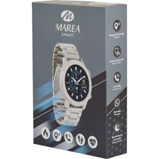 👉 Smartwatch goudkleurig staal quartz digitaal goud Marea met extra horlogeband B58003/5 8433269132274