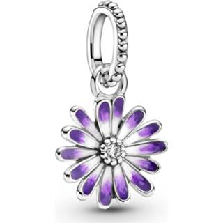 👉 Purper zilver One Size array Pandora Garden 798771C01 Hangbedel Purple Daisy 5700302916485