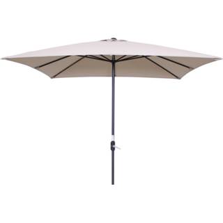 👉 Parasol ecru polyester beige Garden Impressions Lotus 250x250 - 8713002112849