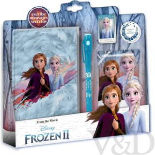 👉 Dagboek One Size no color Frozen - Dagboek, Pen & Envelop Set 8435507825863