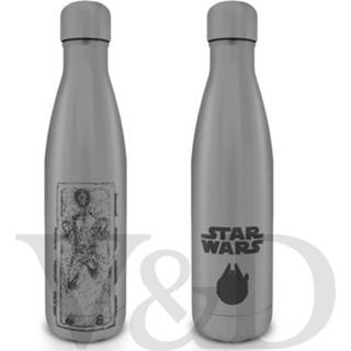 👉 Drinkfles metalen One Size no color Star Wars Han Carbonite - drink fles 5050574255493