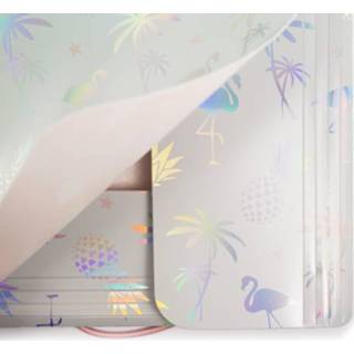 Folie PP One Size GeenKleur Pretty Paradise elastomap iriserende 8717399907422