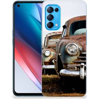 👉 Siliconen hoesje OPPO Find X3 Lite met foto Vintage Auto 8720215776317