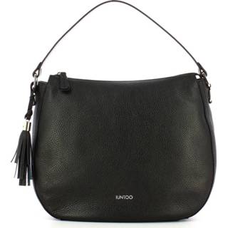 👉 Onesize vrouwen zwart Hobo Bag in pelle Armonia