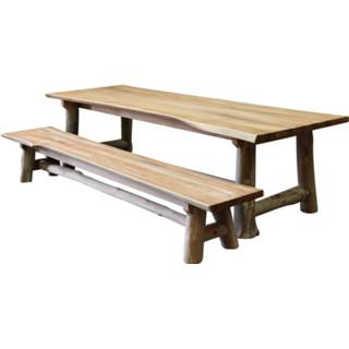 👉 Tuinset teakhout active Pearl dining 300x100xH77,5 teak 2 delig
