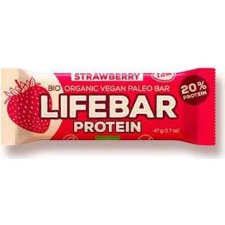 Lifefood Lifebar aardbei bio 47g 8595657101450