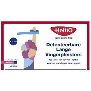 👉 Vingerpleister Heltiq Detect lang textiel 120 x 20 100st 8717484005040