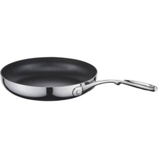 👉 Koekenpan RVS zilver One Size Tri Ply - Nonstick 24 cm Masterchef 5060550700312