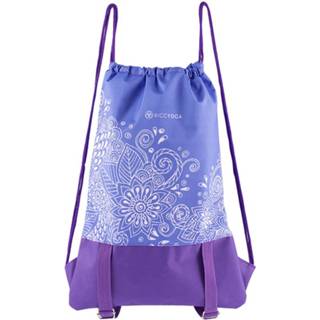 👉 Meerkleurig One Size paars blauw BiggYoga-Karma-Drawstring Yoga tas-Blauw Paars- Mat houder -33x47cm 8681126412919