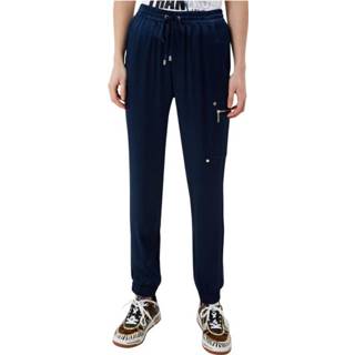 👉 L vrouwen blauw Pantalone