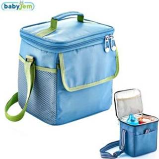 👉 Koeltas blauw polyerster One Size baby's BabyJem - Babyvoedingstas Lunchtas 8681049214324