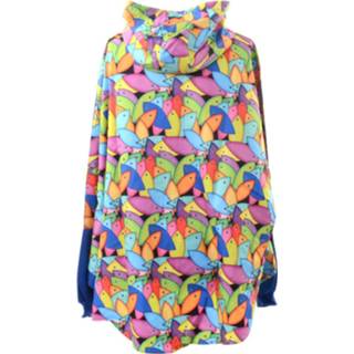 👉 Regenjas polyerster polyester n meerkleurig standaard vrouwen Biggdesign dames regenjas, Vis Line Design, 100% polyester, waterdicht, capuchon, Poncho Cutting 8681126423014